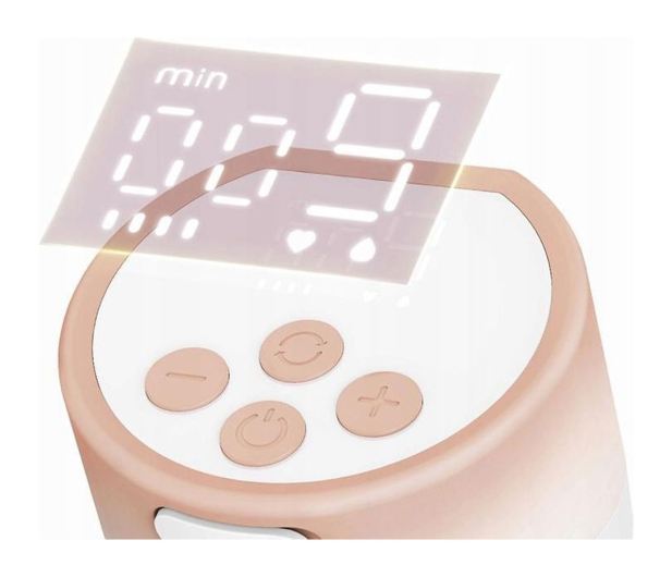 MOMCOZY Laktator podwójny S12 Pro różowo-pomarańczowy - 1361053 - zdjęcie 3